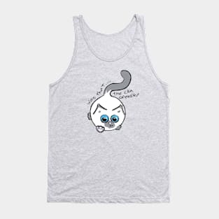 Hungry Circle Cat Tank Top